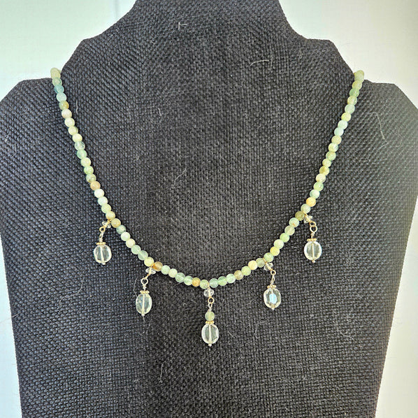 Aquamarine Dangle Necklace