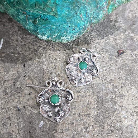 Chrysoprase Earrings