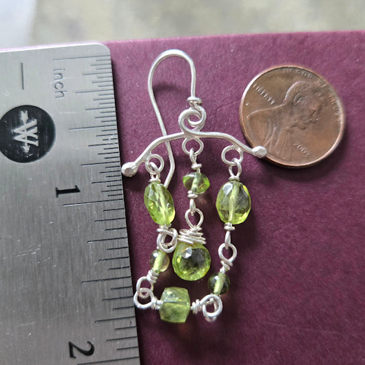 Chandelier Peridot Earrings