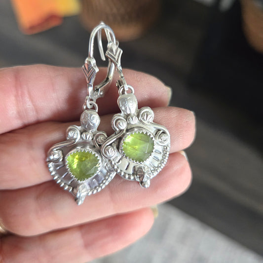 Peridot Dangle Earrings