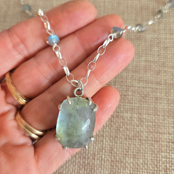 Topaz and Labradorite Necklace