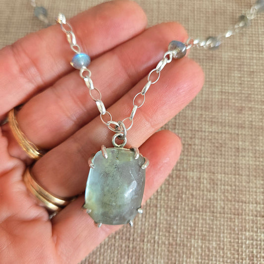 Topaz and Labradorite Necklace