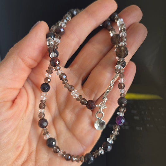Faceted Beaded Necklace