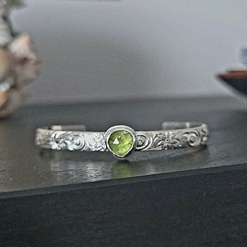 Peridot Cuff Bracelet