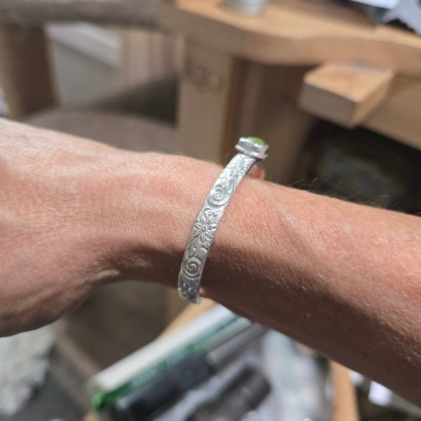 Peridot Cuff Bracelet