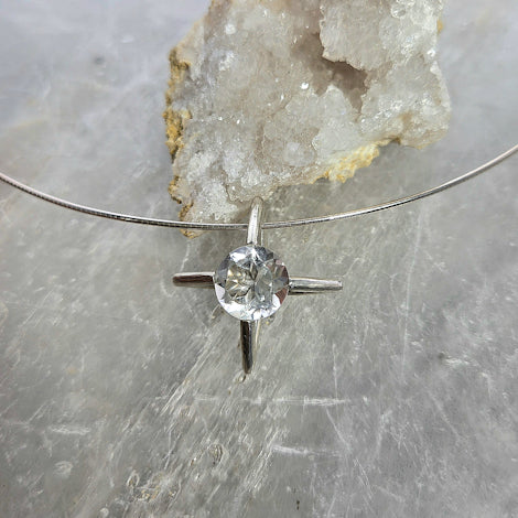 Rock Crystal Pendant Necklace