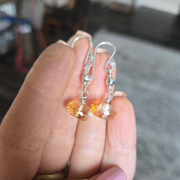 Citrine Dangle Earrings