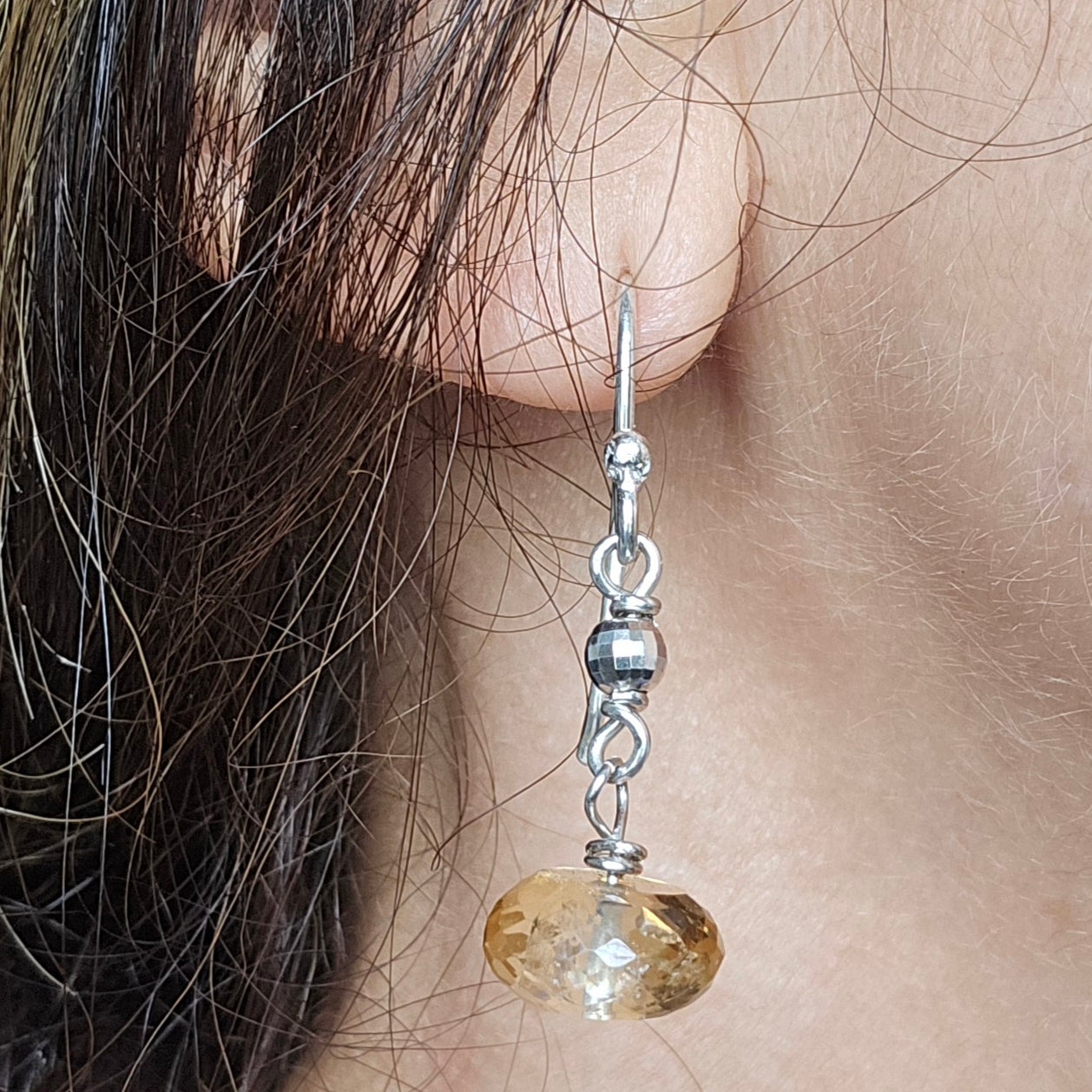 Citrine Dangle Earrings