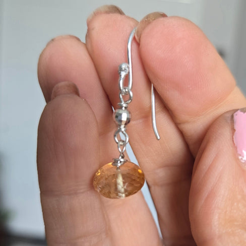 Citrine Dangle Earrings