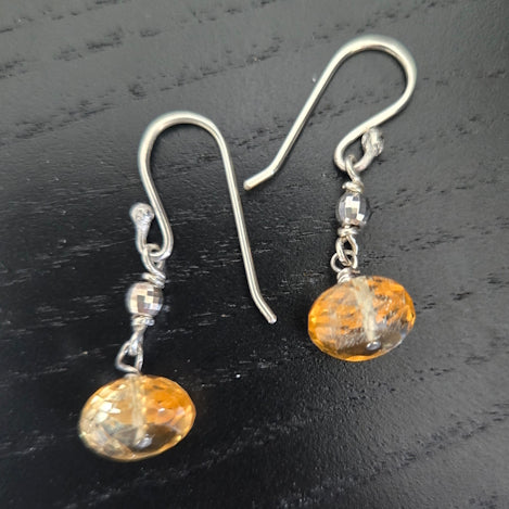 Citrine Dangle Earrings