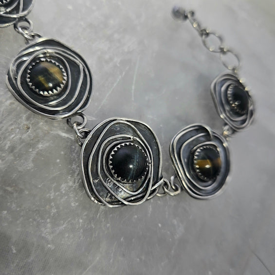 Blue Tiger's Eye Bracelet