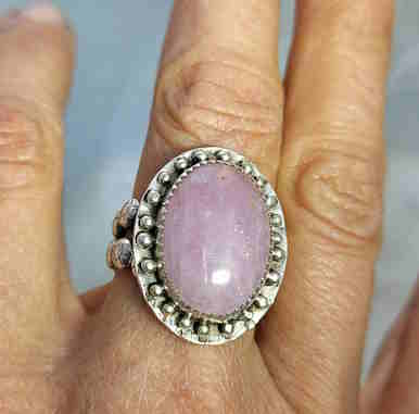 Kunzite Ring