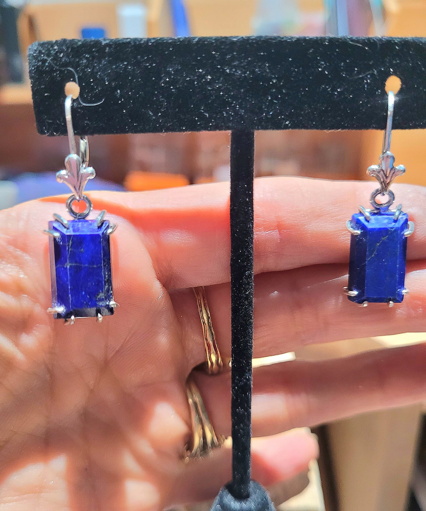 Lapis Earrings