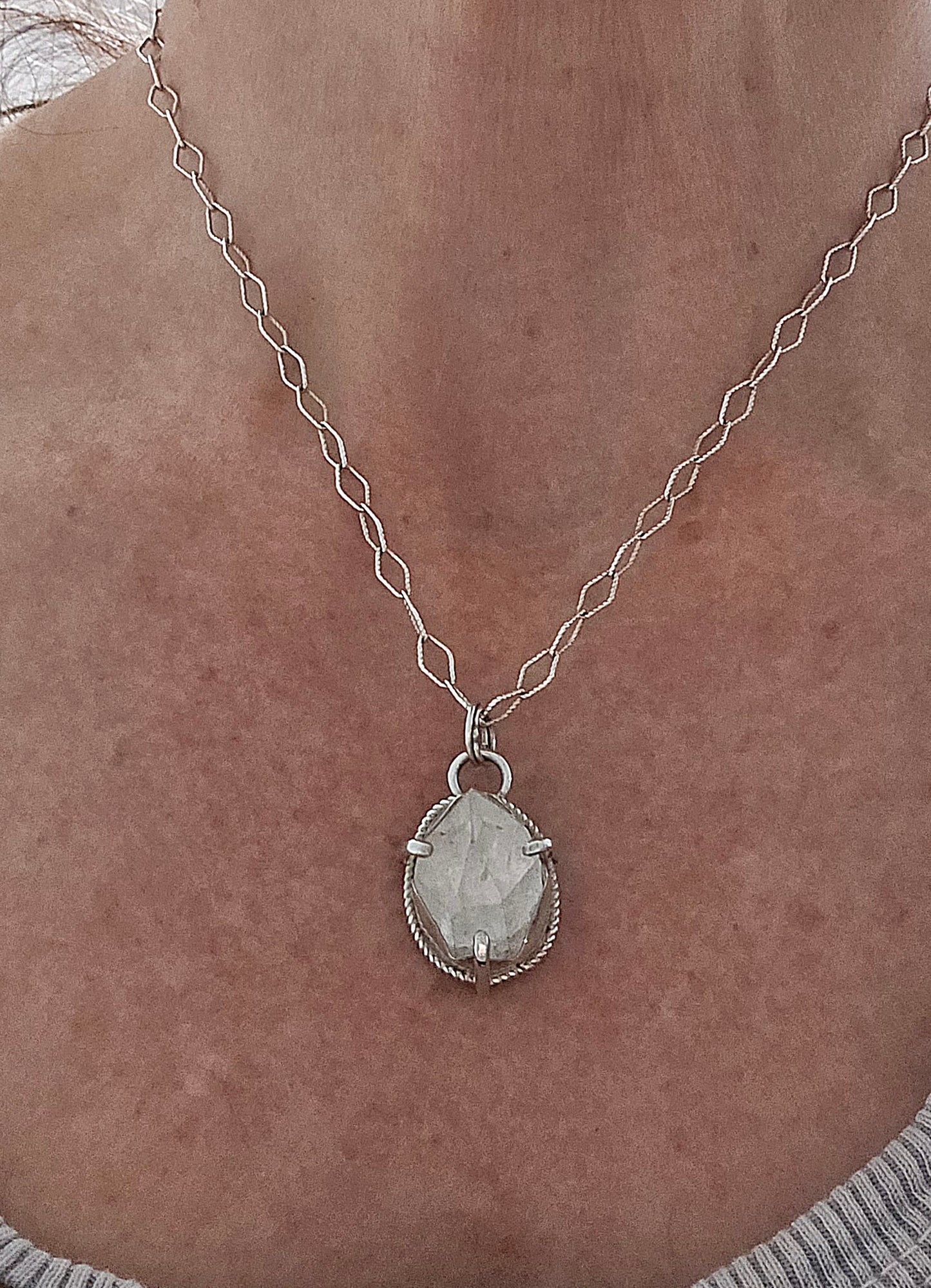 Herkimer Diamond Pendant Necklace