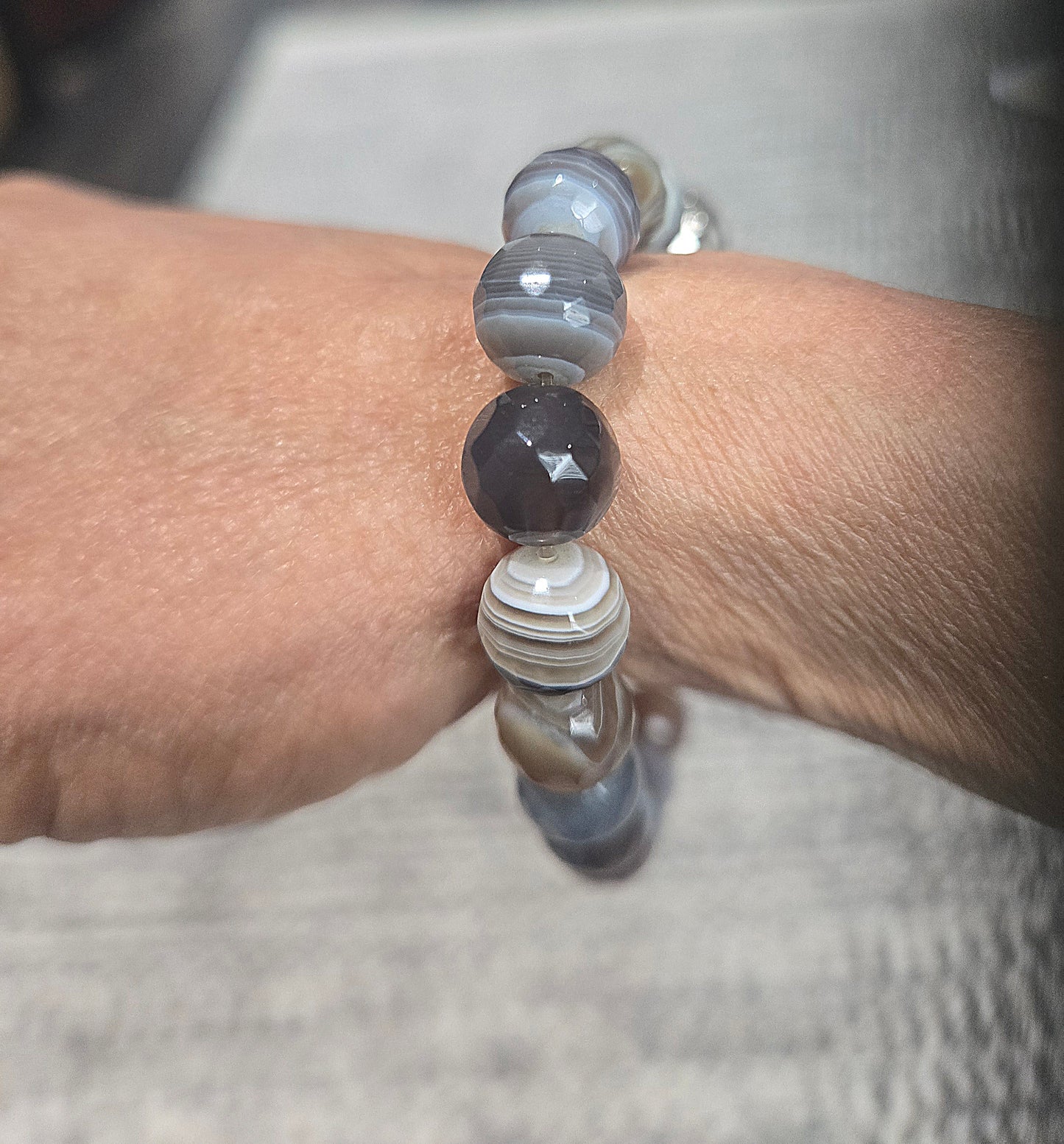 Botswana Agate Stretch Bracelet