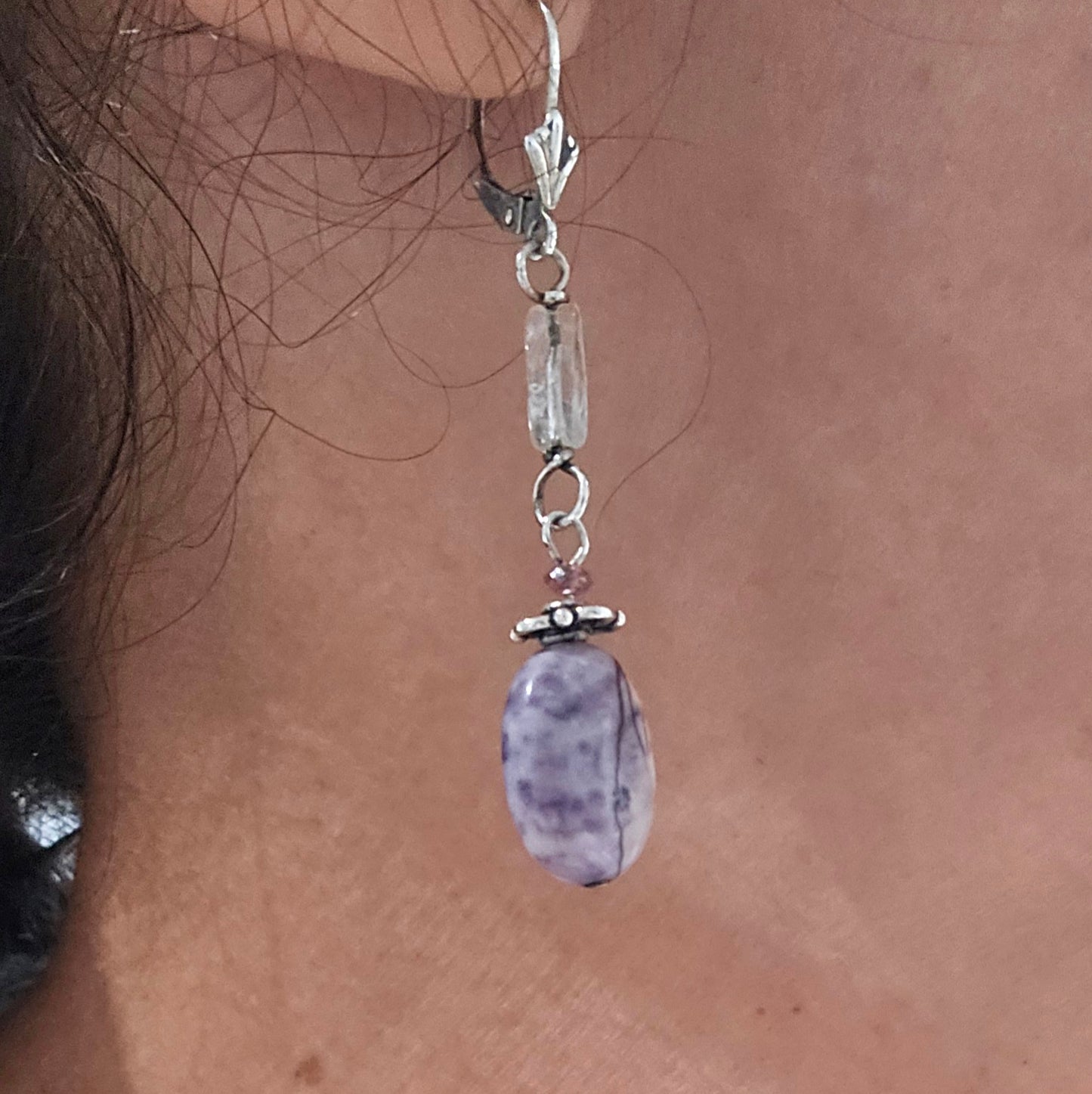 Tiffany Stone Dangle Earrings