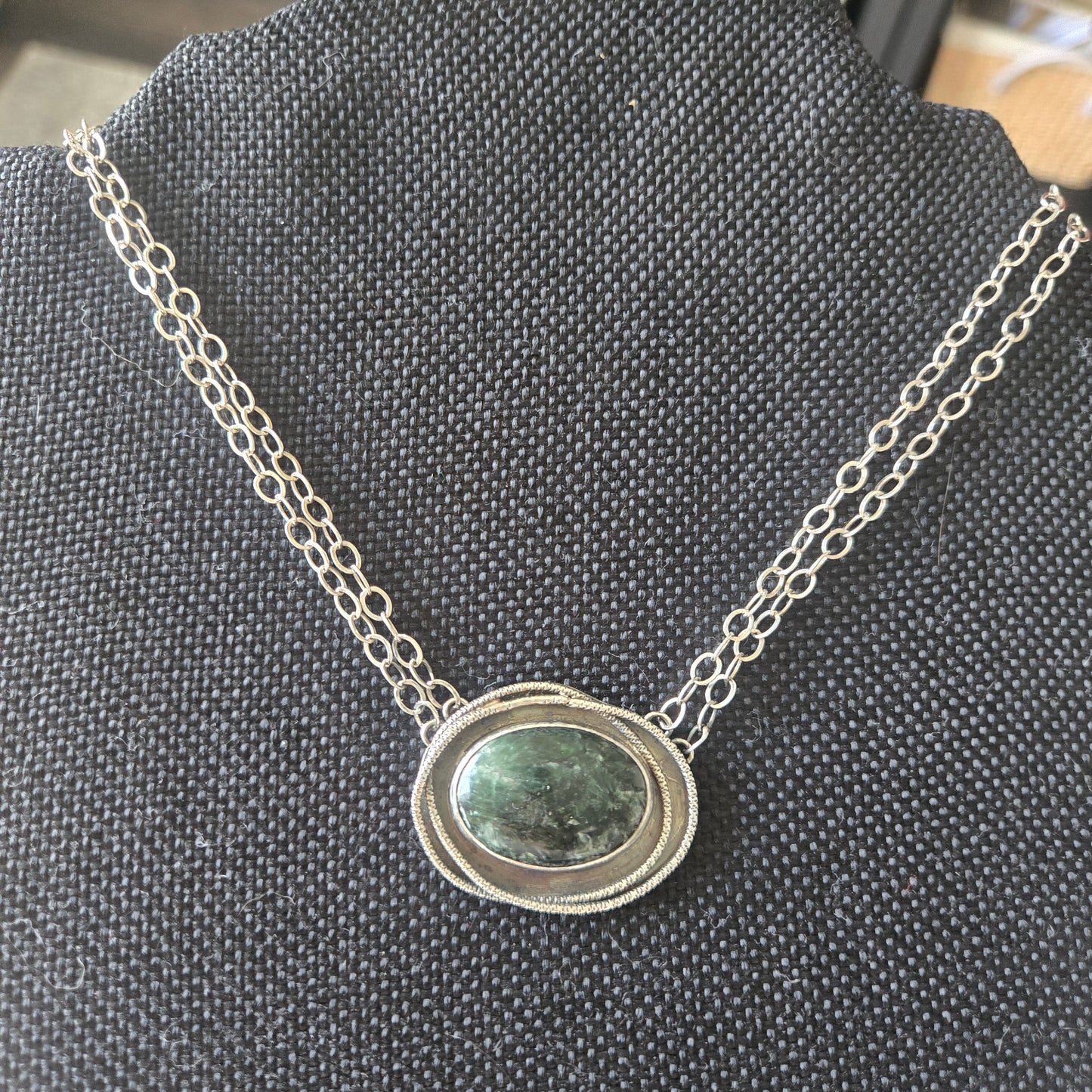 Seraphinite Pendant Necklace