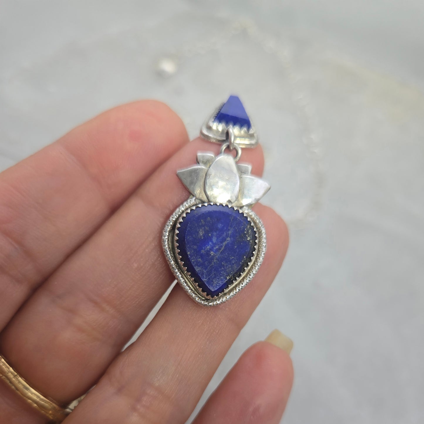 Lapis Y Necklace