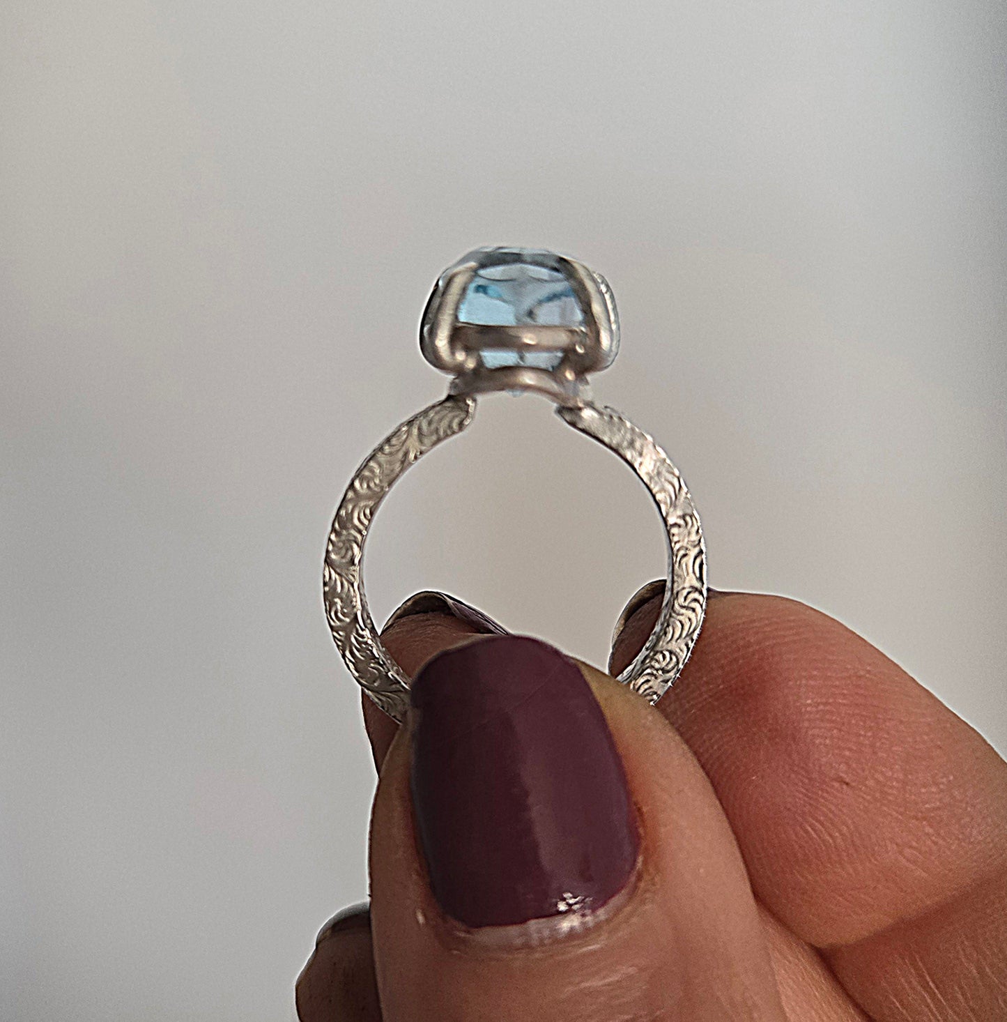 Blue Topaz Ring