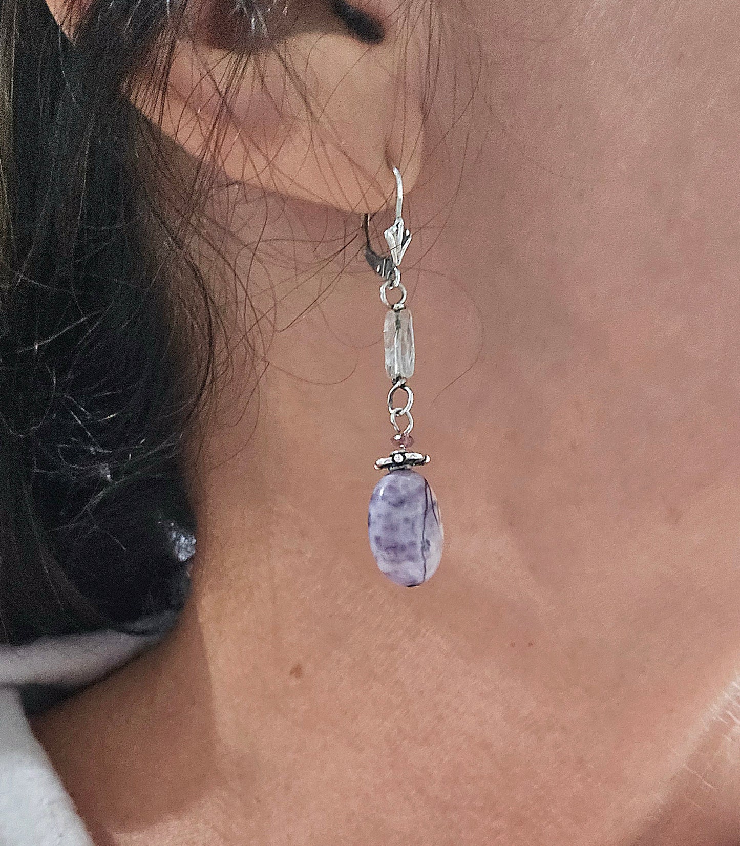 Tiffany Stone Dangle Earrings