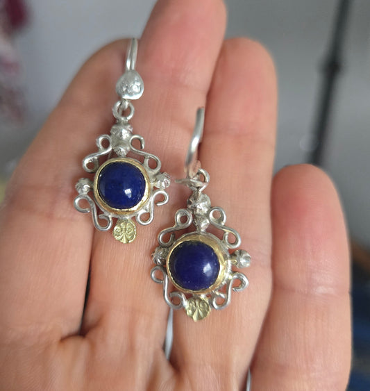 Lapis Dangle Earrings