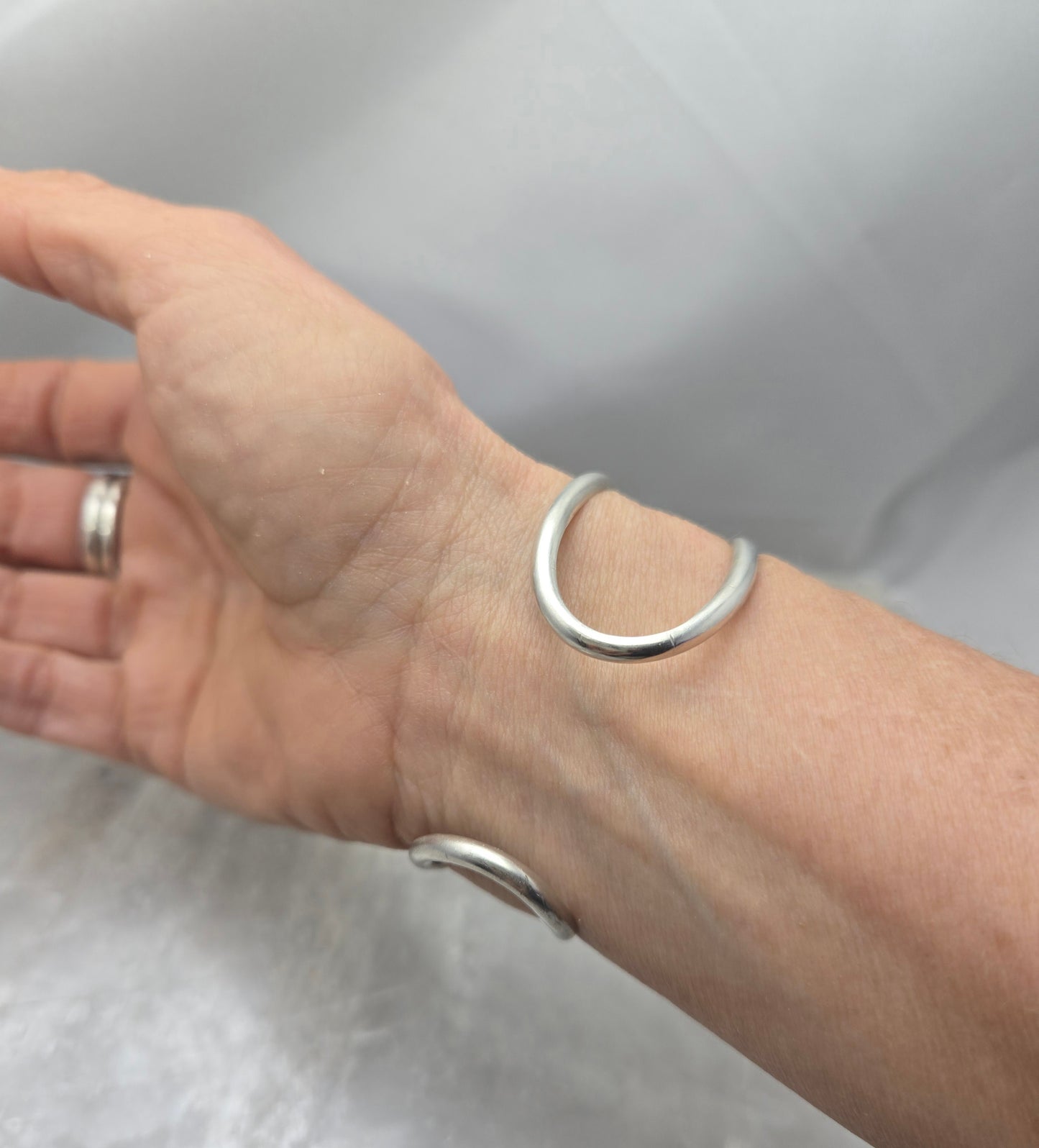 Double Amethyst Geode Cuff