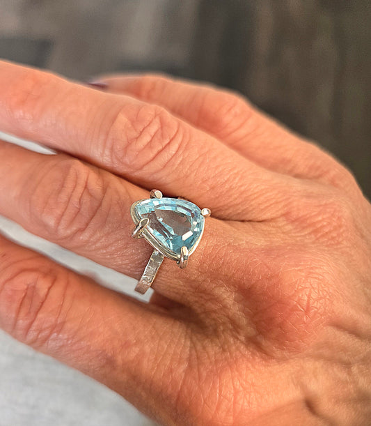 Blue Topaz Ring