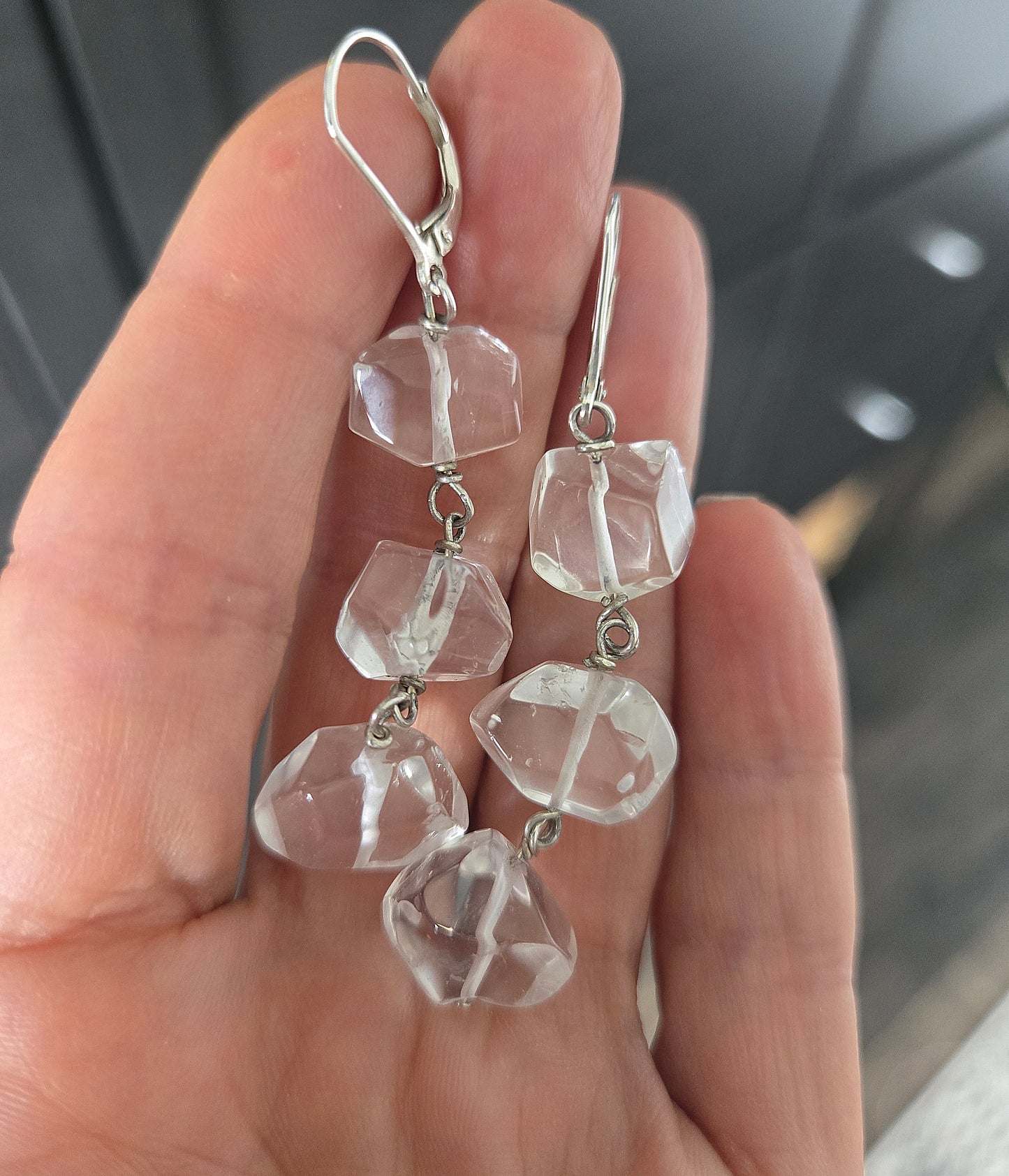 Rock Crystal Earrings