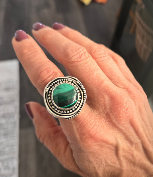 Malachite Ring
