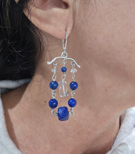 Lapis Chandelier Earrings