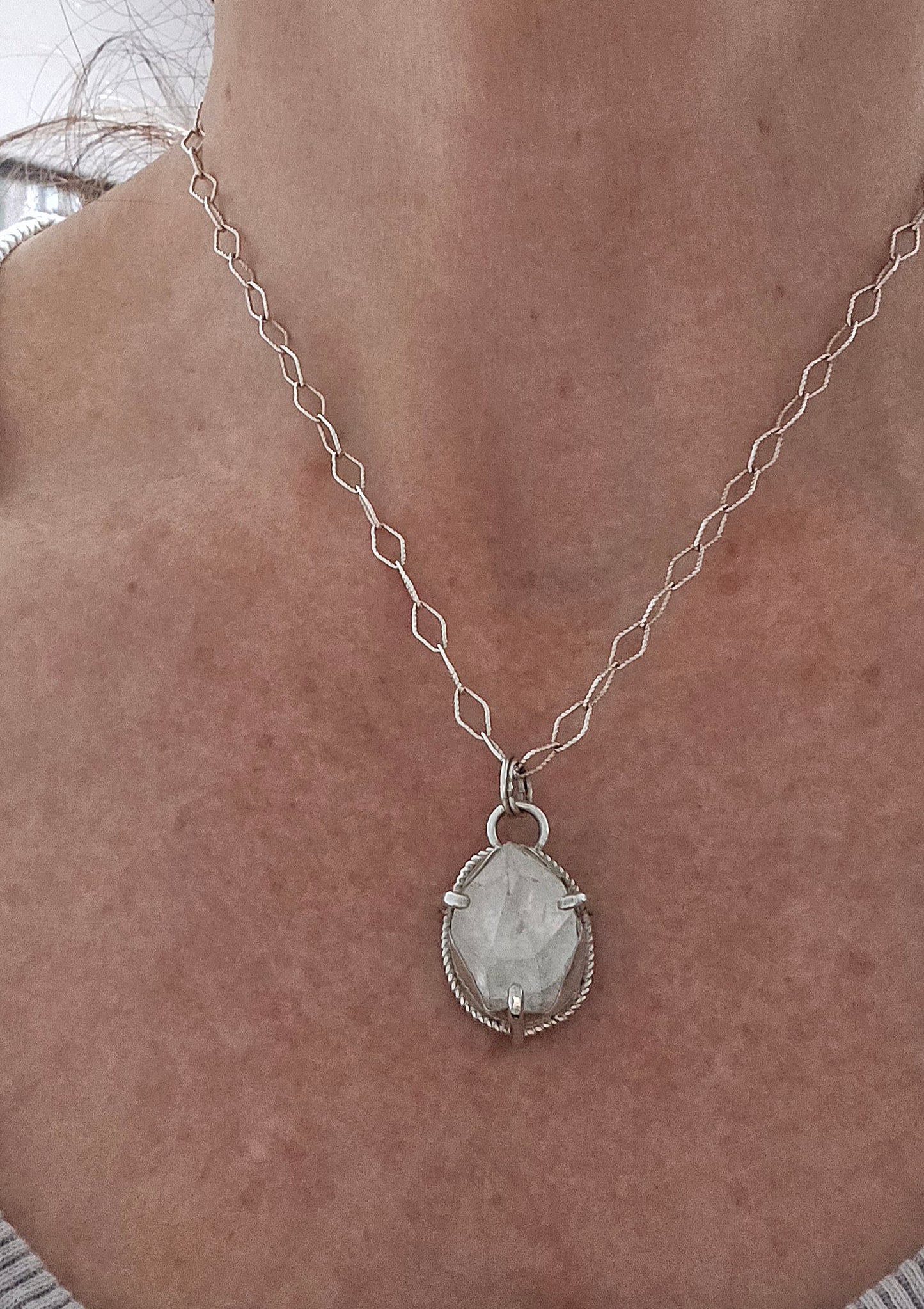 Herkimer Diamond Pendant Necklace