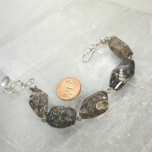 turritella agate bracelet