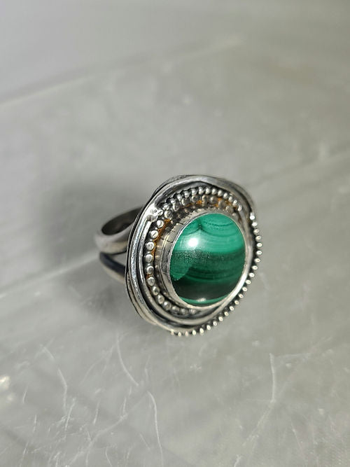 malachite ring