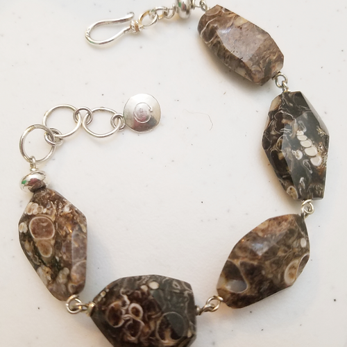 turritella agate bracelet