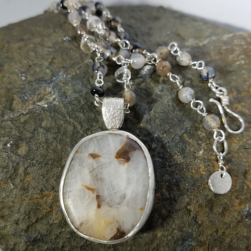 cryolite pendant necklace