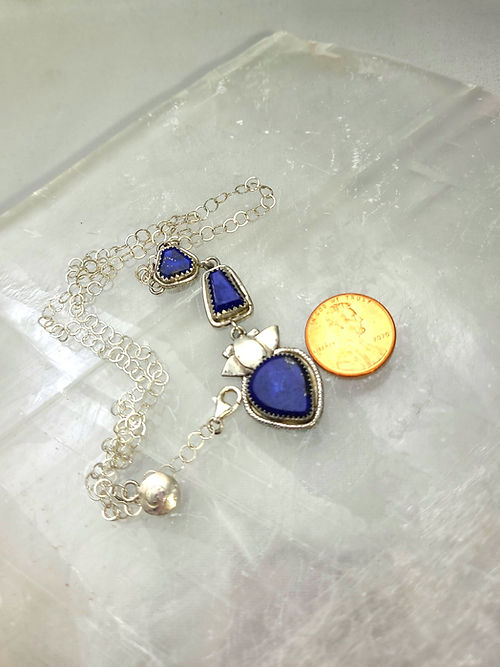 lapis y necklace