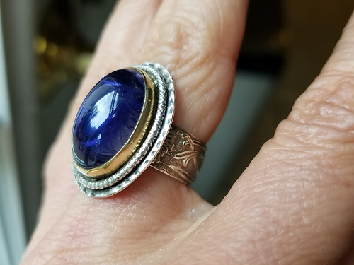 iolite ring