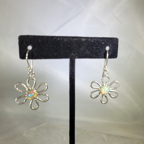 opal blossom earrings