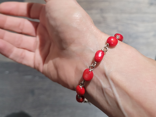 red coral bracelet