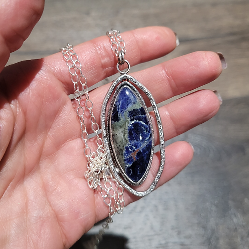 sodalite pendant necklace