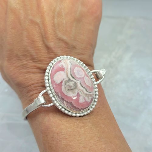 rhodochrosite bangle