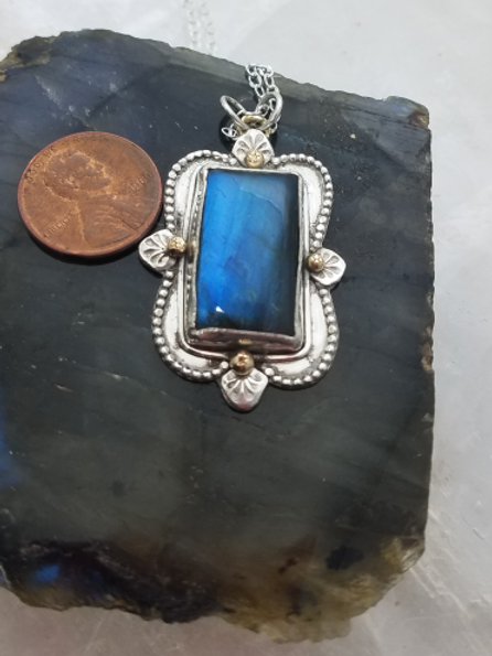 labradorite necklace #1