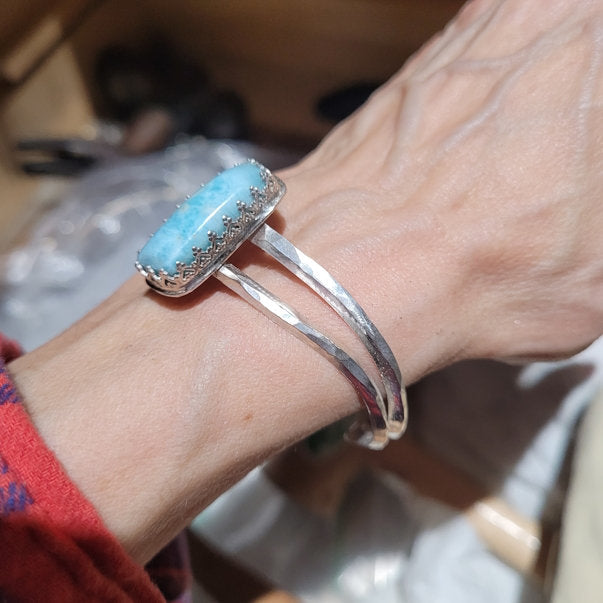 larimar cuff bracelet