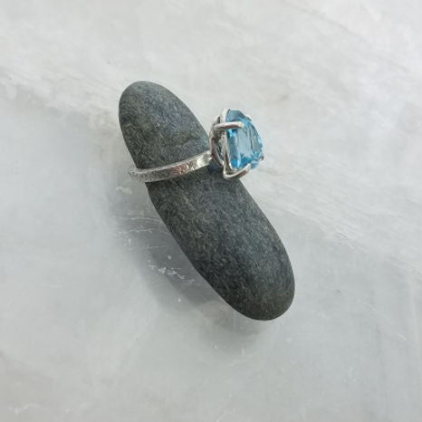 blue topaz ring