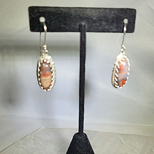 red jasper earrings