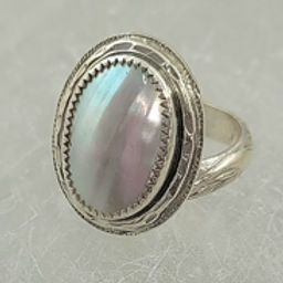 mother of pearl ring