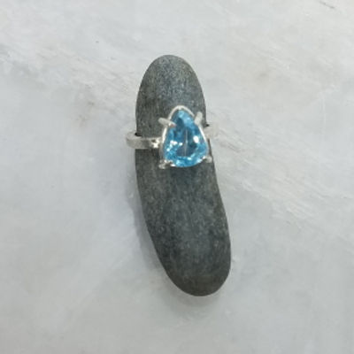 blue topaz ring