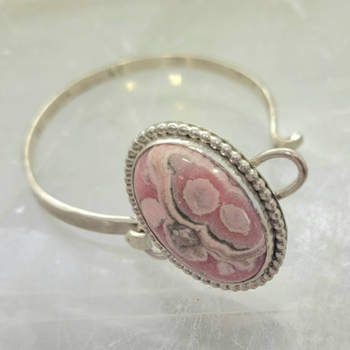 rhodochrosite bangle