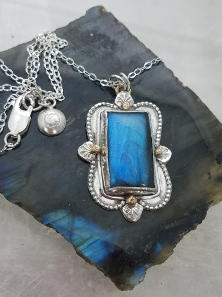 labradorite necklace #1