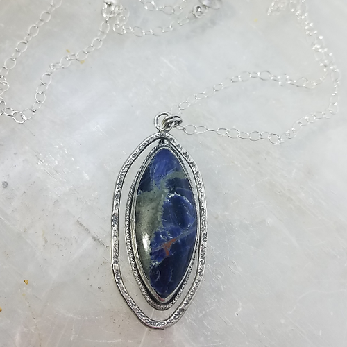 sodalite pendant necklace